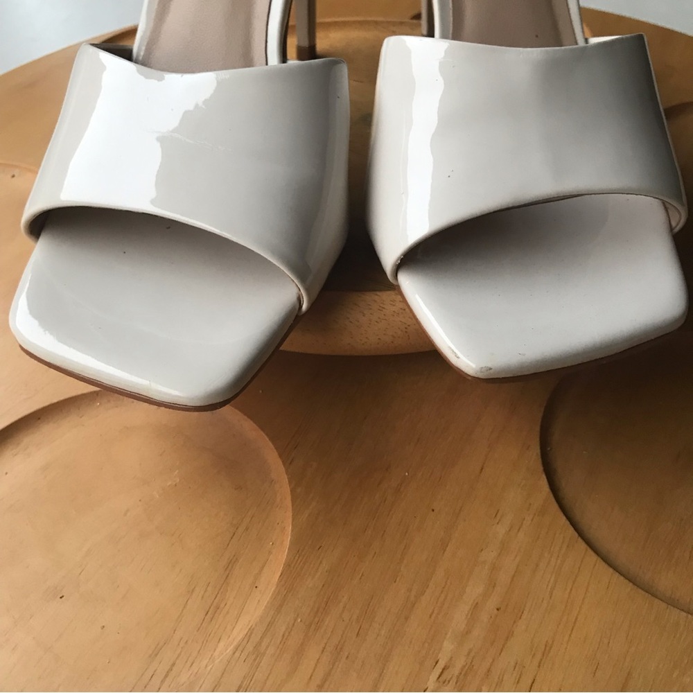 Steve Madden | Avoid Beige Patent Open Square Toe… - image 2